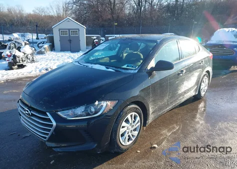 2017 Hyundai Elantra Se из США, поврежденный, VIN 5NPD74LF4HH056445